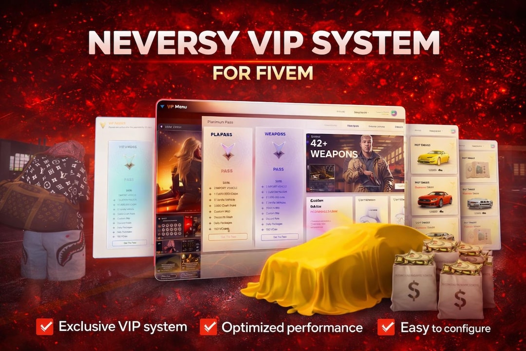 Setup Vip Programing VIP System for RP Server | Premium Membership Features | Optimized ...
