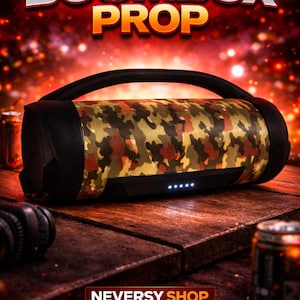 Camo Portable Speaker Asset for FiveM | Digital Download | Game Ready 3D ModelDigital