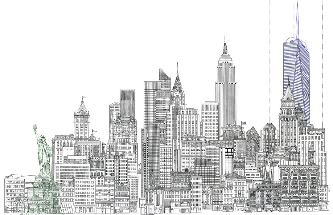 2000 New York City Sketch Stock Photos Pictures  RoyaltyFree Images   iStock  New york city drawing New york city map Empire state building