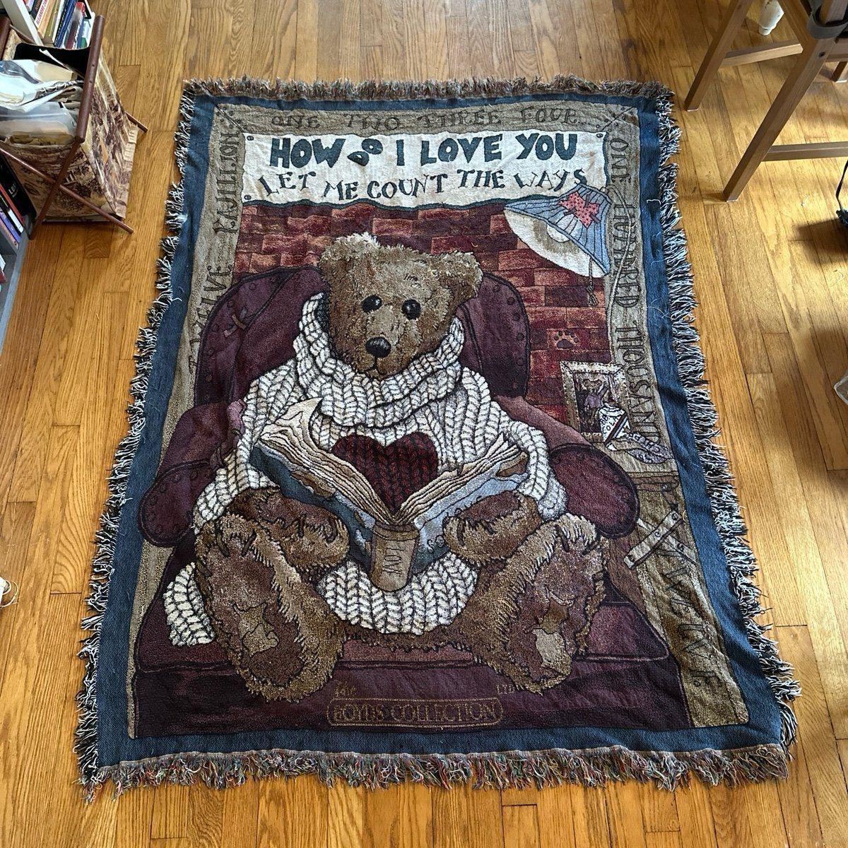 Boyds Bear Throw - Etsy