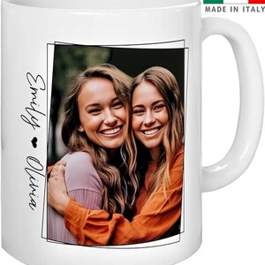 Caribu design Tazza Personalizzata Mamma Migliore del Mondo con Nome e Foto - Idea Regalo Festa della Mamma - Personalizzabile Bianca/Colorata
