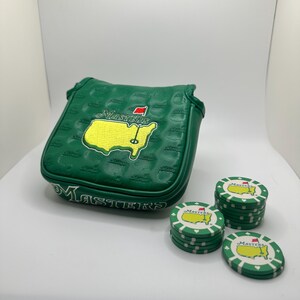 Masters Mallet Putter Cover, Poker Chip Ball Markers Golf Gift Set Fits TaylorMade Spider image 4
