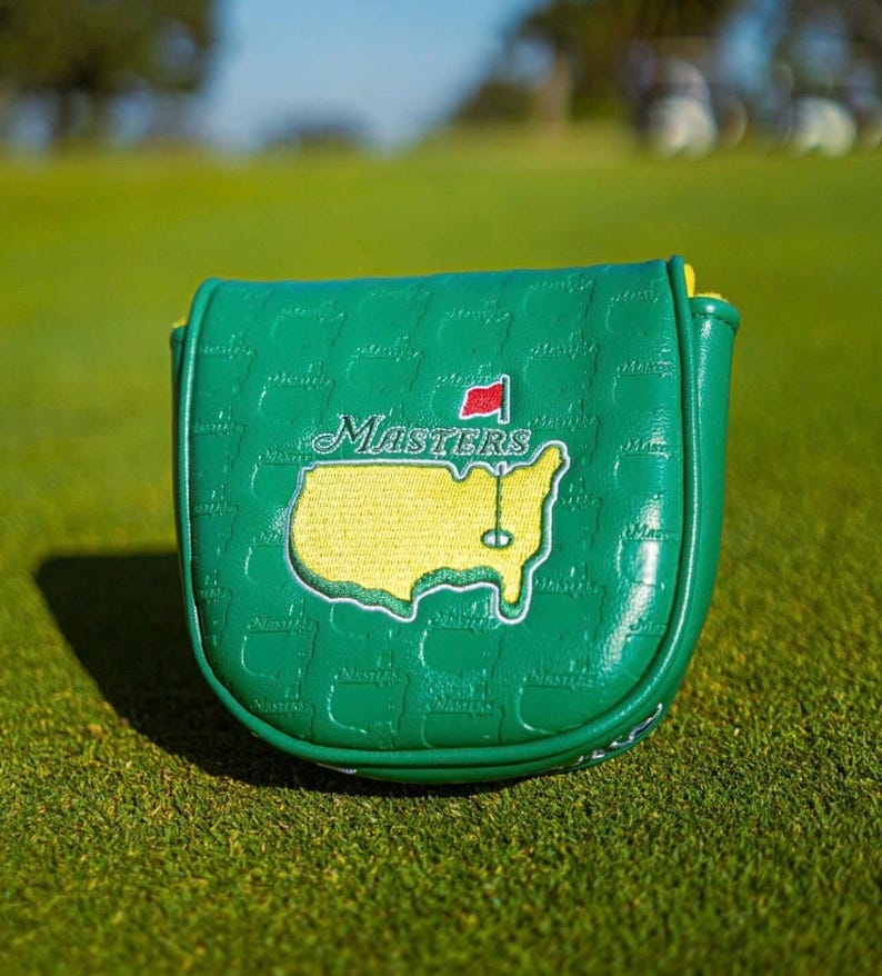 Masters Augusta GreeN DF3 Putter Cover + Poker Chip Ball Markers Set – Golf Gift image 4
