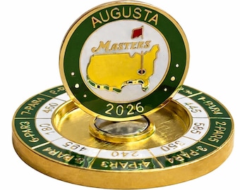 Moneda y marcador magnético de bola del Torneo Masters 2026 Augusta National PREVENTA
