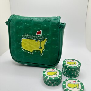 Masters Mallet Putter Cover, Poker Chip Ball Markers Golf Gift Set Fits TaylorMade Spider image 11