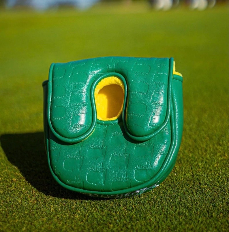 Masters Augusta GreeN DF3 Putter Cover + Poker Chip Ball Markers Set – Golf Gift image 6