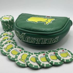 Masters Green Lab MEZZ, Oz. 1 Putter Cover and Poker Chip Ball Markers Set image 5