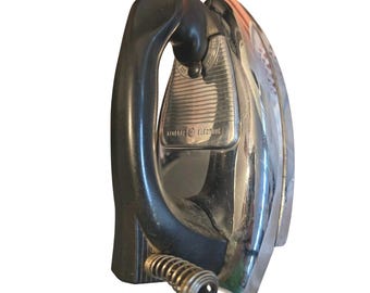 GE Electric Trockenbügeleisen 129F32 Watt 1000, Volt 115 Made In USA Vintage