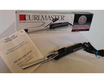 Vintage Curlmaster Curling Iron Professional Style 5/8" Dual Heat NEW