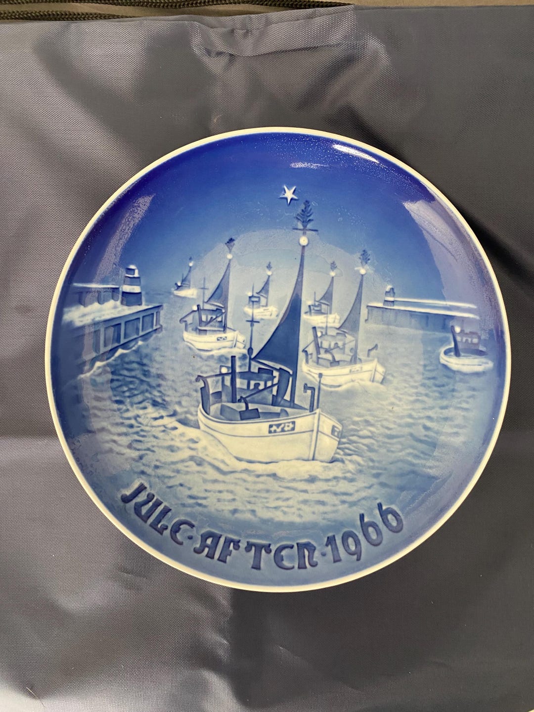 Vintage 1966 Bing & Grondahl Porcelain Christmas Plate. - Etsy