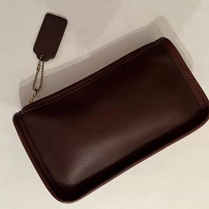 小物 vintage coach Pouch wallet Set of 2 Vintage Coach Pouch Leather - Etsy