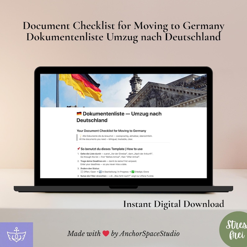 Moving to Germany Document Checklist | Moving to Germany Checklist ...