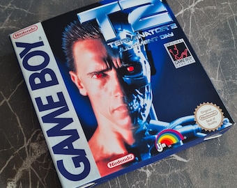 Terminator 2 (Game Boy) Replacement Box & Tray - Handmade in UK