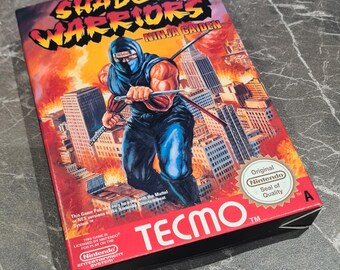 Shadow Warriors (NES) Replacement Box - Handmade in UK