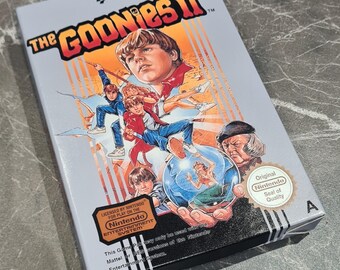 The Goonies 2 (NES) Replacement Box - Handmade in UK