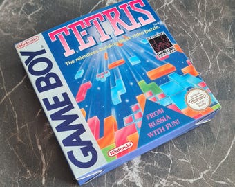 Tetris (Game Boy) Replacement Box & Tray - Handmade in UK