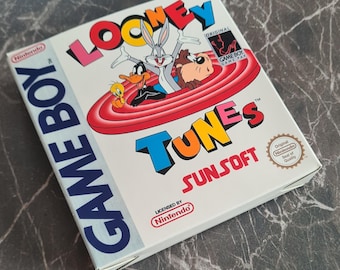 Looney Tunes (Game Boy) Replacement Box & Tray - Handmade in UK