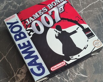 James Bond 007 (Game Boy) Replacement Box & Tray - Handmade in UK