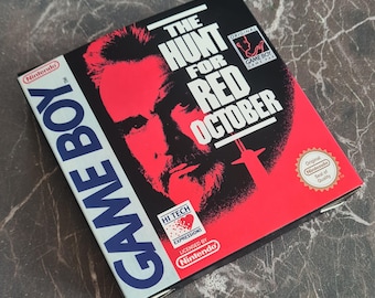 The Hunt for Red October (Game Boy) Replacement Box & Tray - Handmade in UK