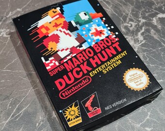 Super Mario Bros / Duck Hunt (NES) Replacement Box - Handmade in UK