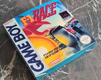 F1-Race (Game Boy) Replacement Box & Tray - Handmade in UK