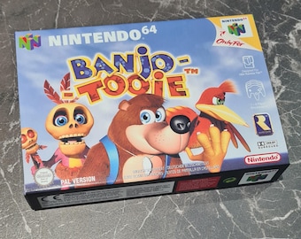 Banjo-Tooie (N64) Replacement Box & Tray - Handmade in UK