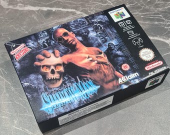 ShadowMan (N64) Replacement Box & Tray - Handmade in UK