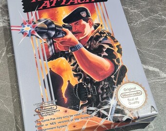 Rush'N Attack (NES) Replacement Box - Handmade in UK