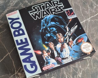 Star Wars (Game Boy) Replacement Box & Tray - Handmade in UK