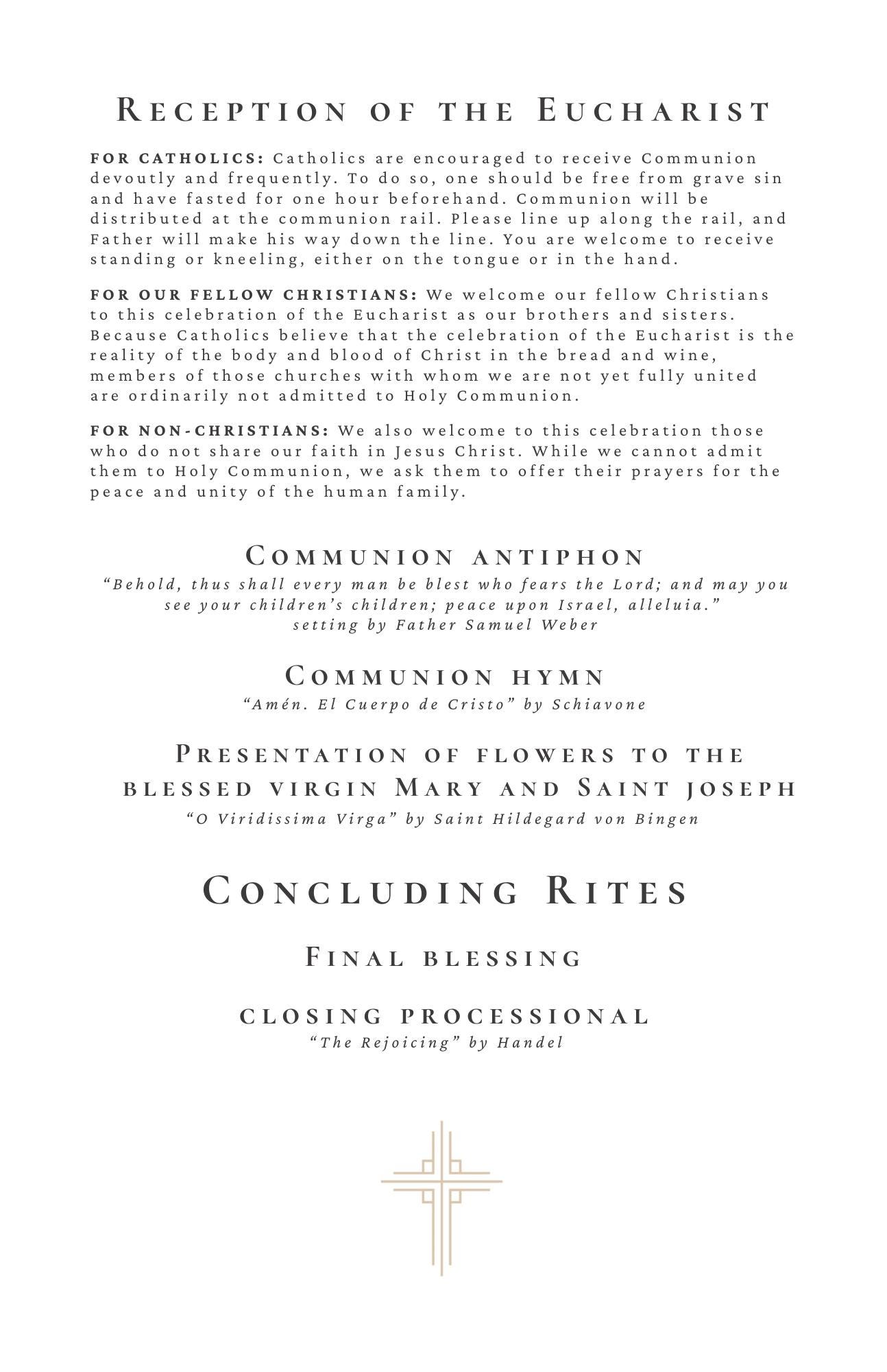 Mass Program Design Simple 12-page Catholic Wedding Mass Program Template | Mexican Traditions ...