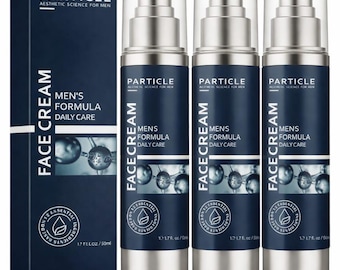 Kit de Creme Facial Diário Masculino (3 unidades) | Hidratante para a Pele