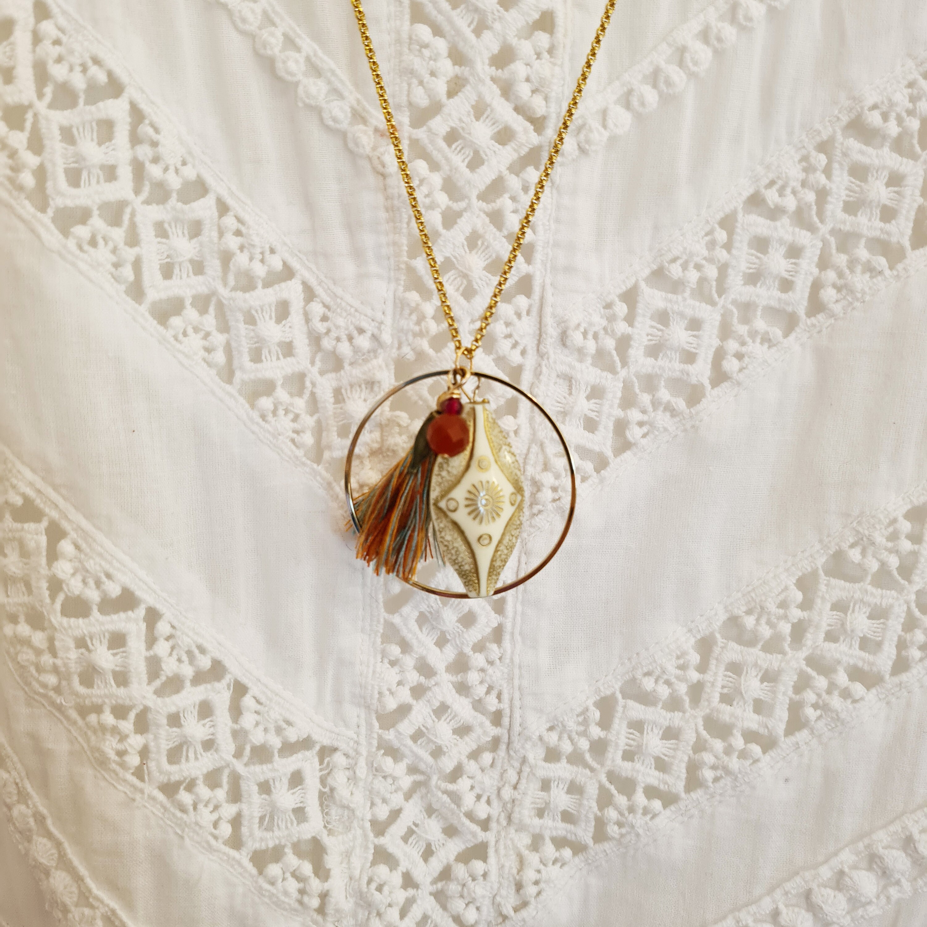 Persian jewelry Persian patterns Necklace Persian motfis Etsy