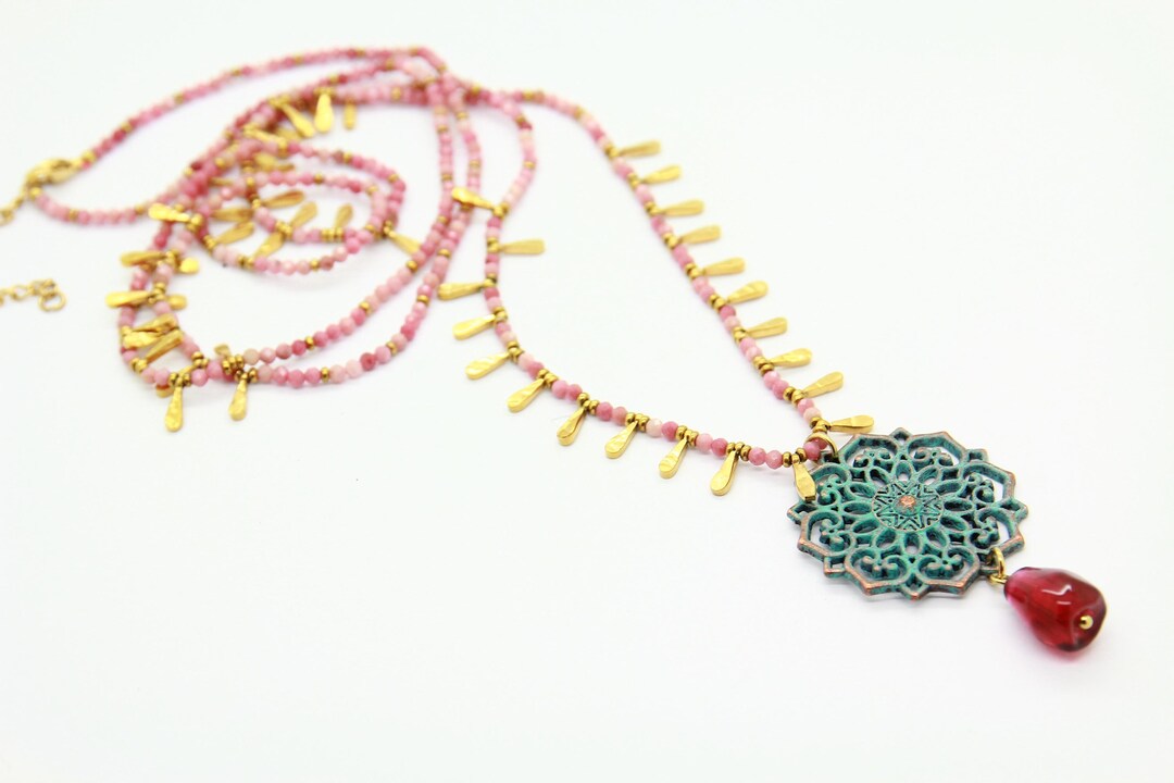 Pendentif Perséphone à La Grenade, Bijou Légende Grecque En Argent