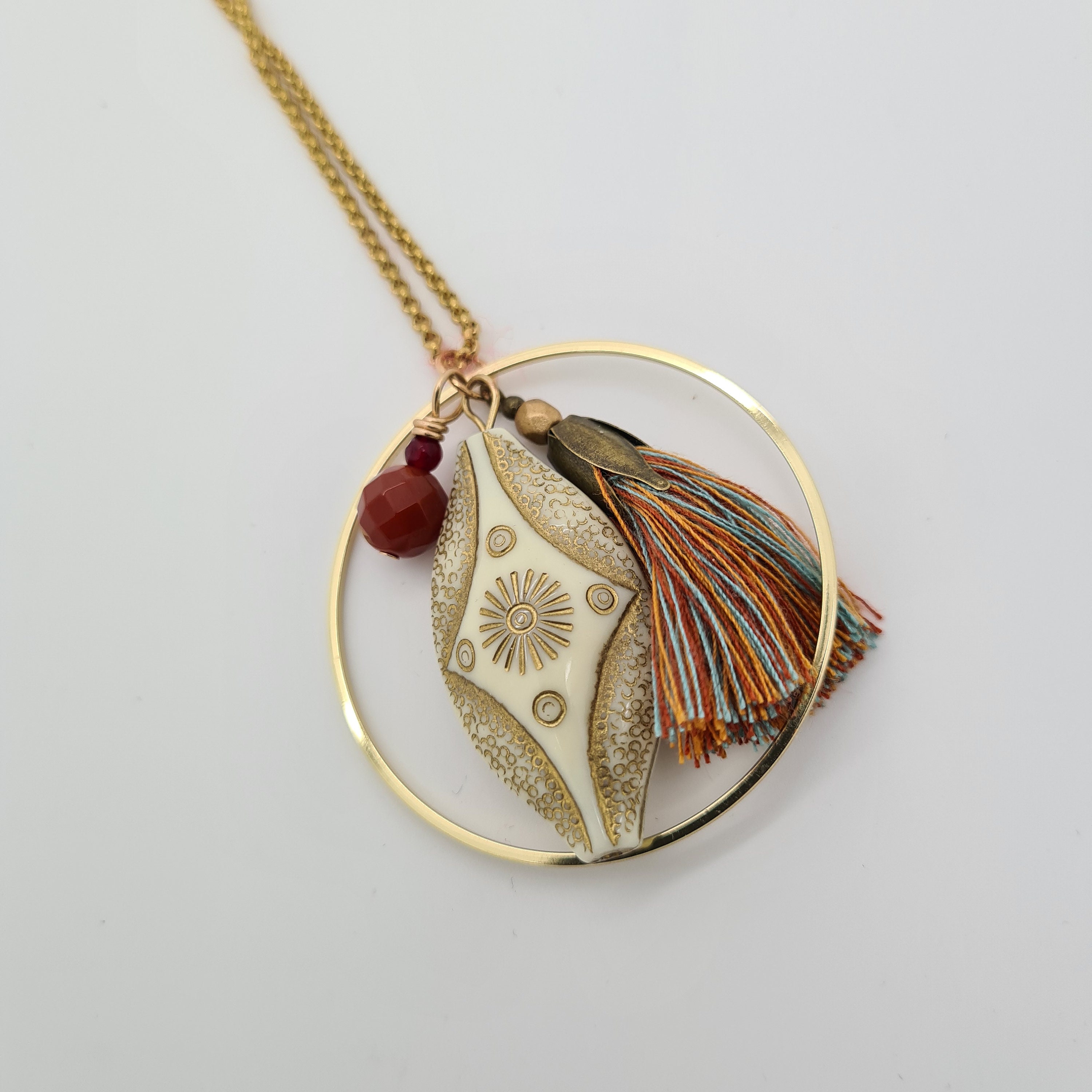 Persian jewelry Persian patterns Necklace Persian motfis Etsy