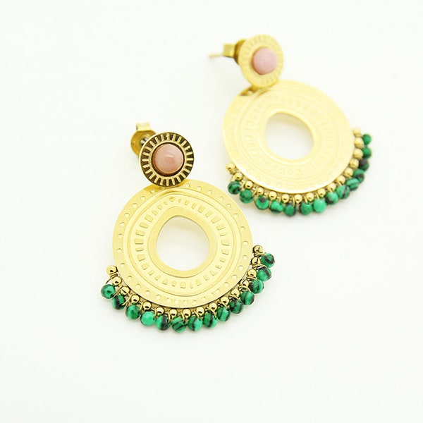 Persian Jewelry, Persian earrings, Oriental earrings, rosary earrings, Little Drop  Earrings, Bohemian Style Earrings