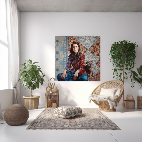 Illustration Persan, Illustration perse , Imprimable perse, Art mural persan,  Nouvel an perse