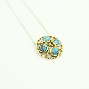 Bijoux véritable Turquoise , Collier véritable Turquoise, Bijoux Turquoise, Collier fin, collier en argent