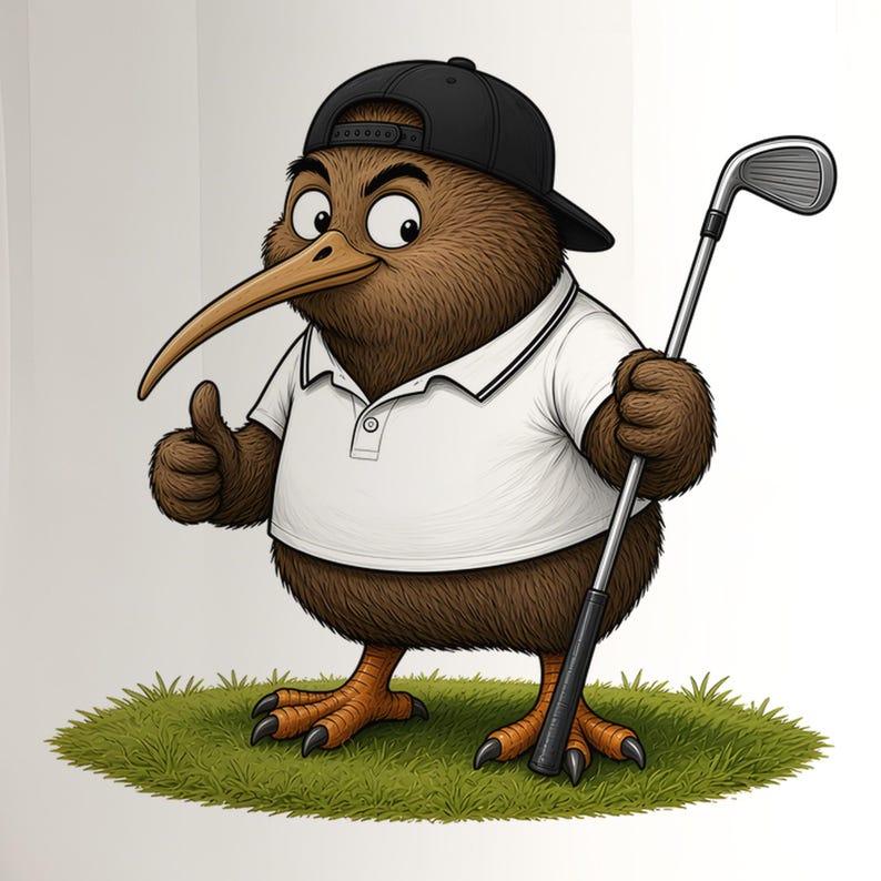 Good Shot Mate Mostly Mug, Funny Kiwi Golf Coffee Mug, Gift for Your ...