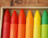 16 Drawing Crayons,  Christmas Gift For Artist Wife Husband, Non Toxic Crayons, Mid Century Crayola School Crayons, Copley Crayons,