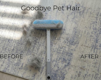 Cepillo quitapelusas para mascotas – Cepillo 3 en 1 para muebles, ropa y alfombras