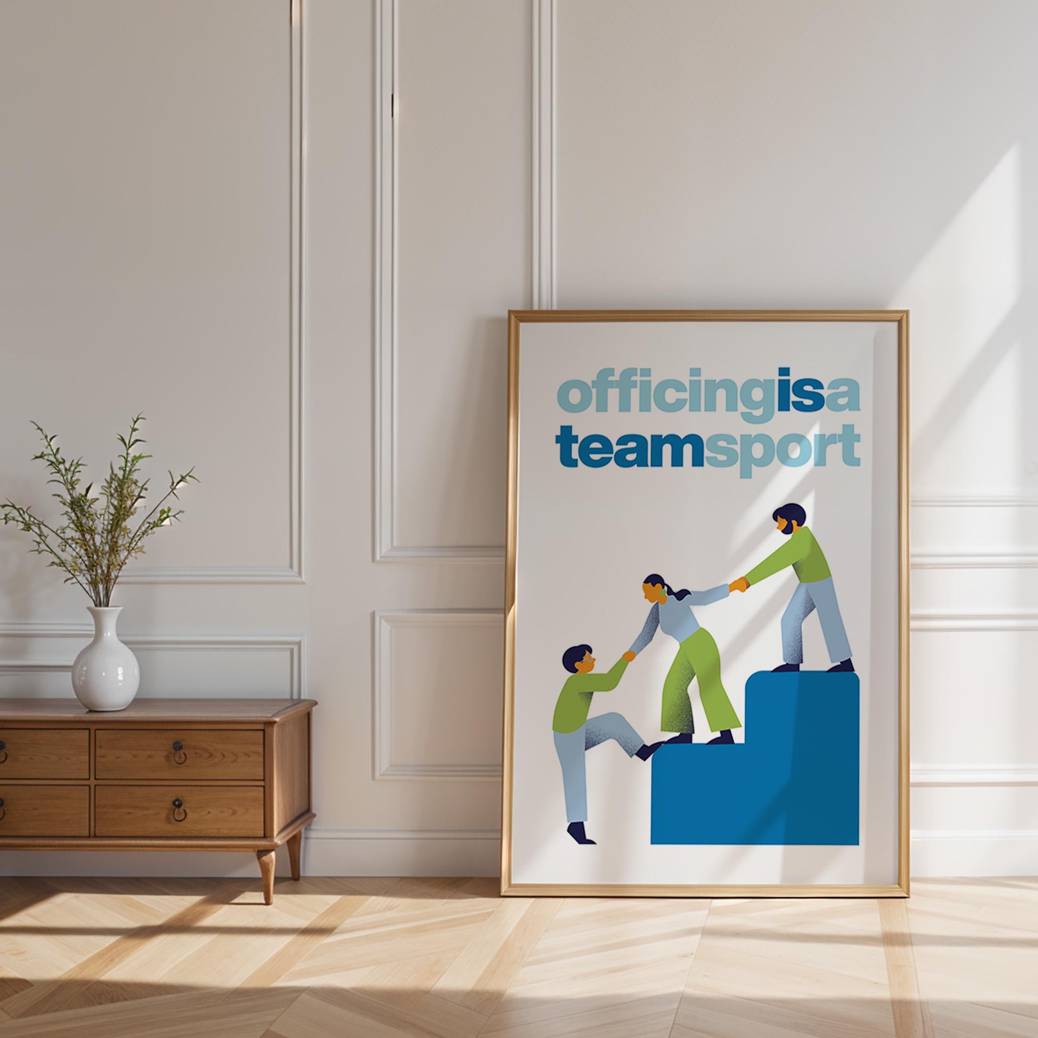 Teamwork Poster, Work Team Appreciation Gift, Funny Office Sign, HR ...