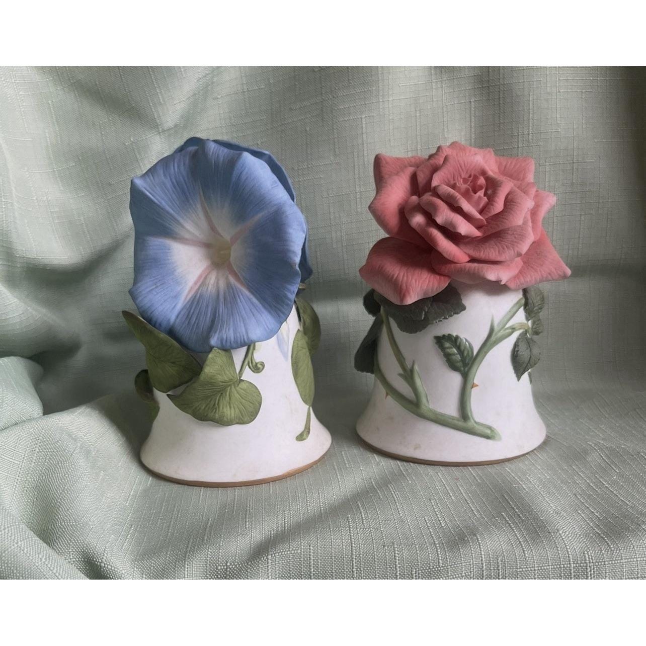 FRANKLIN PORCELAIN 花の妖精 磁器製ベルコレクション Porcelain Bells With Flowers Franklin Mint - Etsy