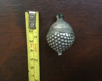 India Antique Old Tribal Silver Pendant from Rajasthan India