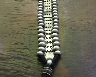 Old Tribal Silver Heavy Bracelet from India