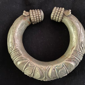 Nepal or Indian Tribal Chunky Bangle or Anklet