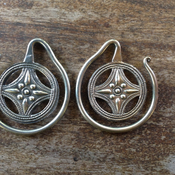 Boucles d’oreilles Miao Silver Tribal Star