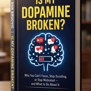 Is My Dopamine Broken Self Help Book | Improve Focus Stop Scrolling Build Better Habits Productivity Motivation Digital Detox Book