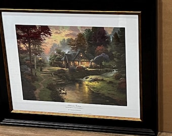 Thomas Kinkade, Stillwater Cottage, Signed & Numbered with COA