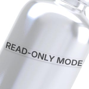 Nur Lesemodus Aufkleber - Lustiger Büro Laptop Aufkleber, Geschenk für Programmierer, Arbeit vom Schreibtisch zu Hause