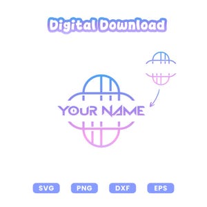 Logo Kpop Huntrix con nome personalizzato, Cacciatore di demoni PNG, SVG, DXF, download digitale